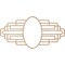Ekena Millwork Elizabeth Wood Fretwork Pierced Ceiling Medallion, Alder, 24"W x 12"H x 6 5/8"IW x 11 3/8"IH x 3/8"T CMWP24X12X0375EBAL - alternate 5